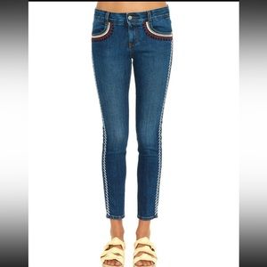 Stella McCartney Embroidered Denim Jeans